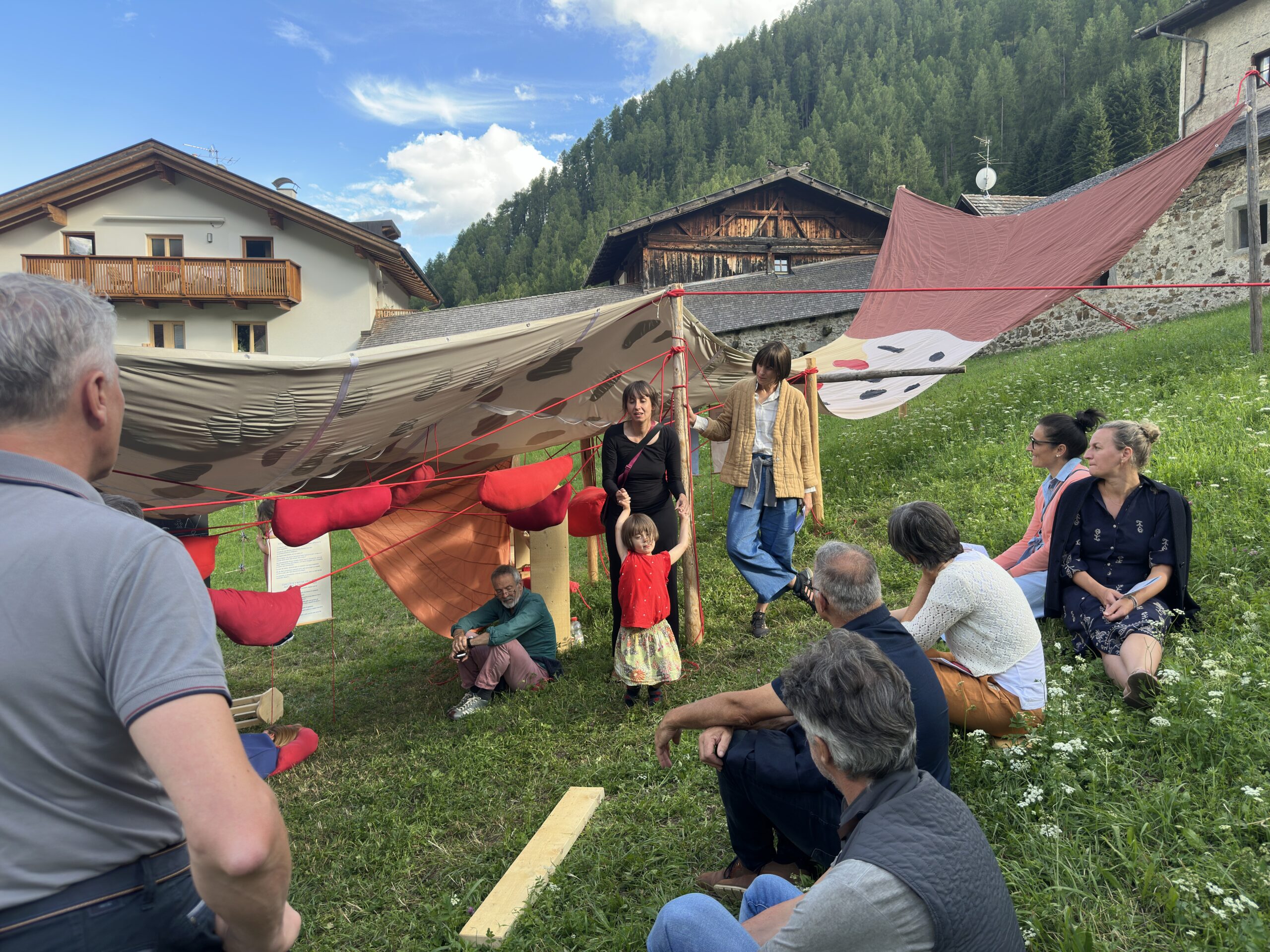 Opening of the exhibition Unteroberwasser curated by BAU, 2025, Photo: Daniela Brugger